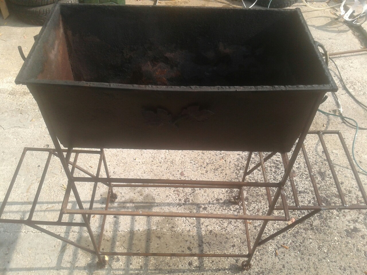 Brazier. - My, My, Longpost, Shashlik, Brazier, Smoking, Food