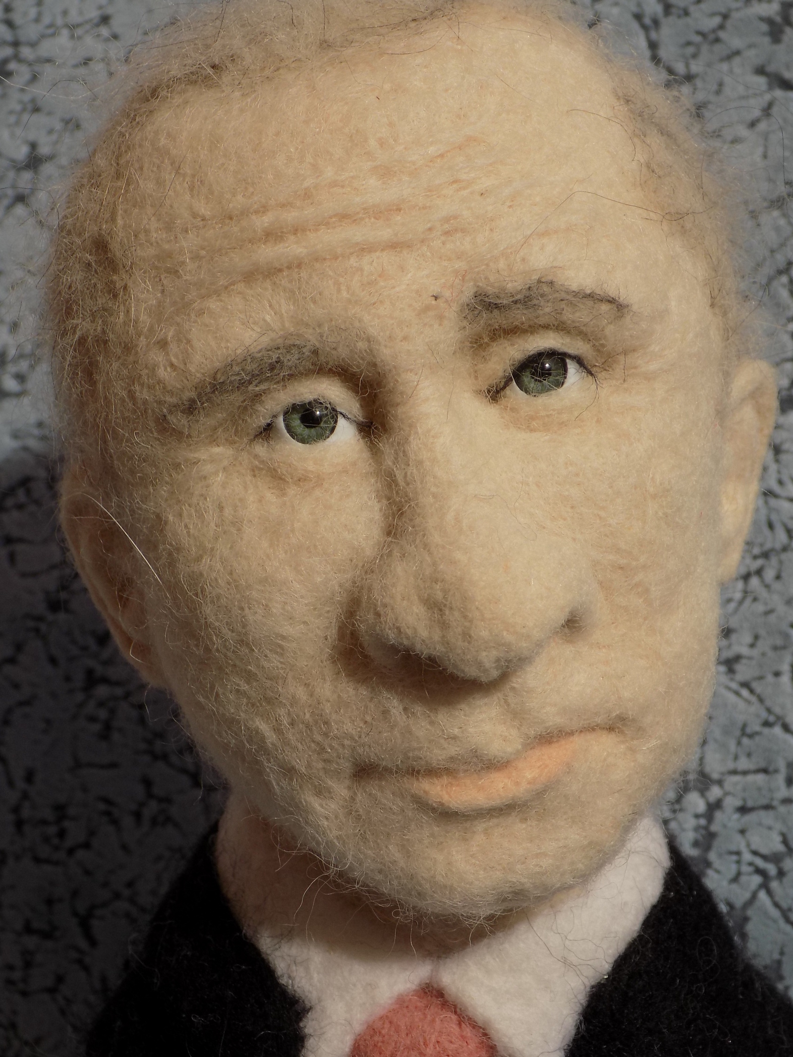 Felted Politicians - My, Dry felting, Needlework without process, Politics, Vladimir Putin, Donald Trump, Sobchak, , My, Longpost