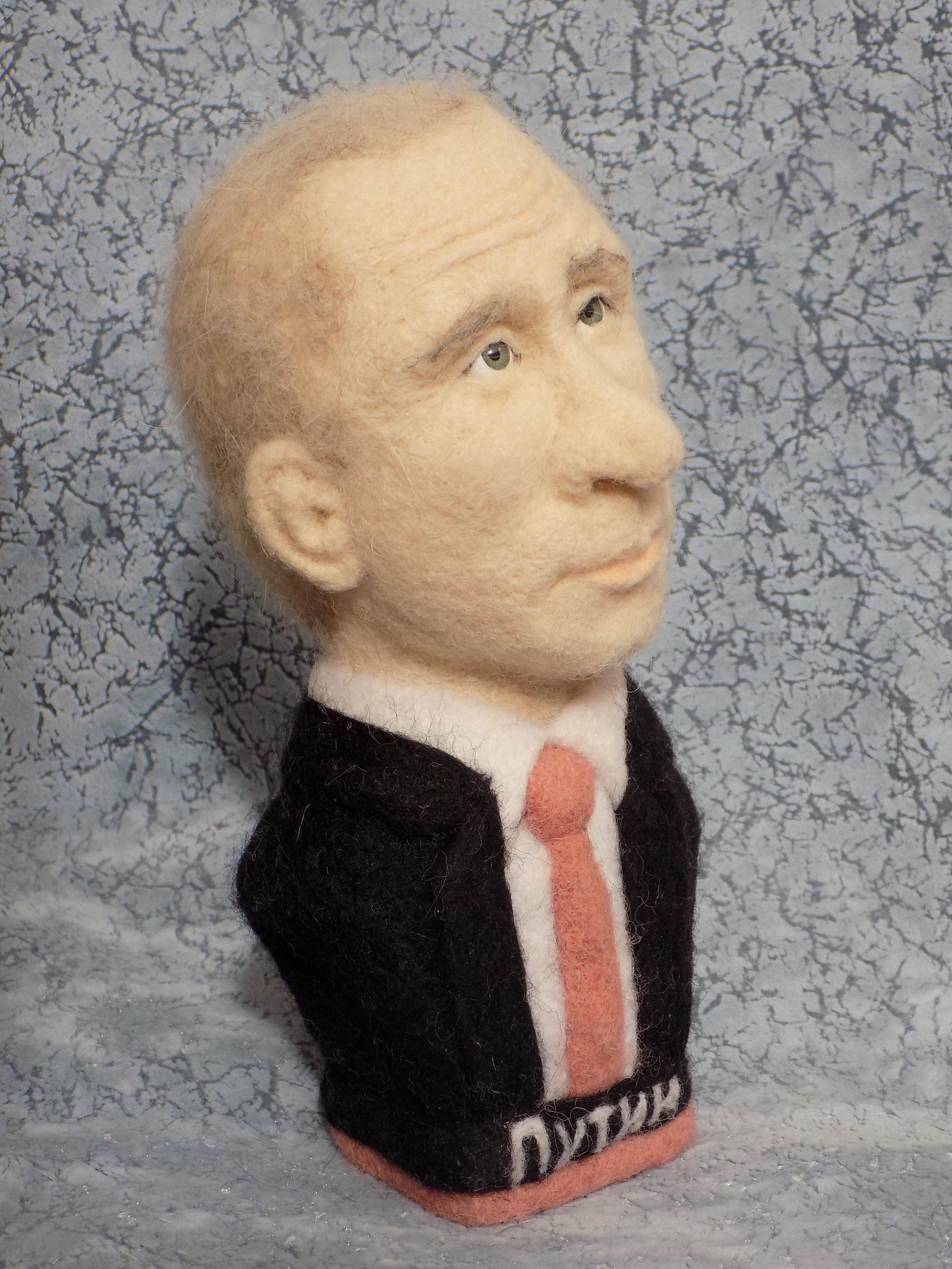 Felted Politicians - My, Dry felting, Needlework without process, Politics, Vladimir Putin, Donald Trump, Sobchak, , My, Longpost