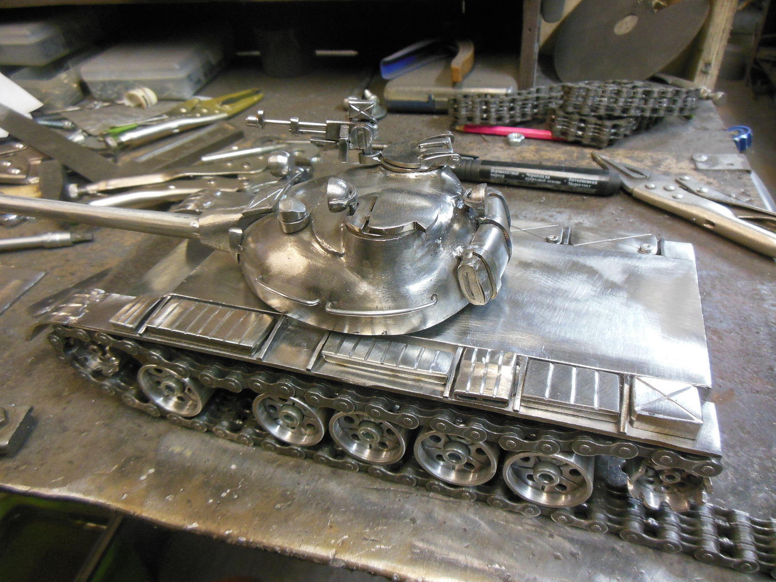 Another tank. - My, Tanks, Electric welding, Crafts, Longpost