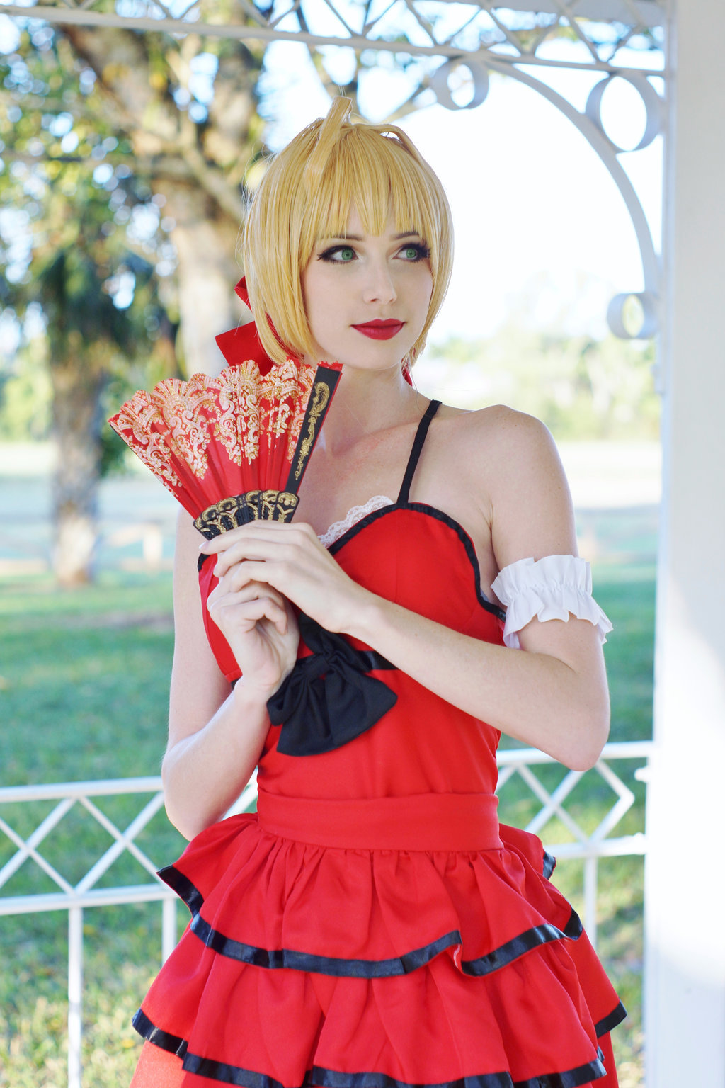 Ruffle Nero! - Fate-Extra, Nero Claudius, Аниме, Косплей, Megancoffey, Красивая девушка, Длиннопост