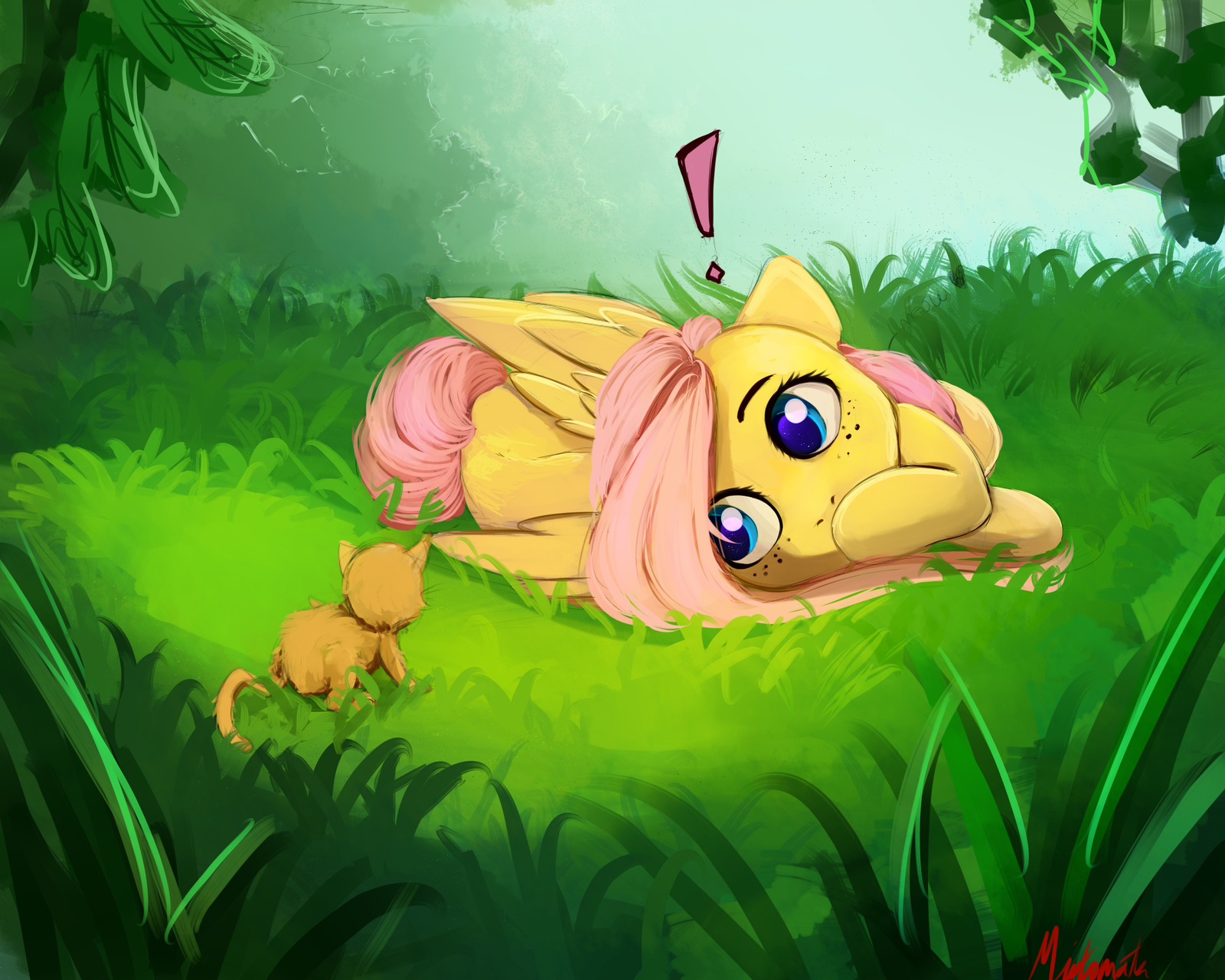 Fluttershy by Miokomata - My little pony, Fluttershy, Miokomata