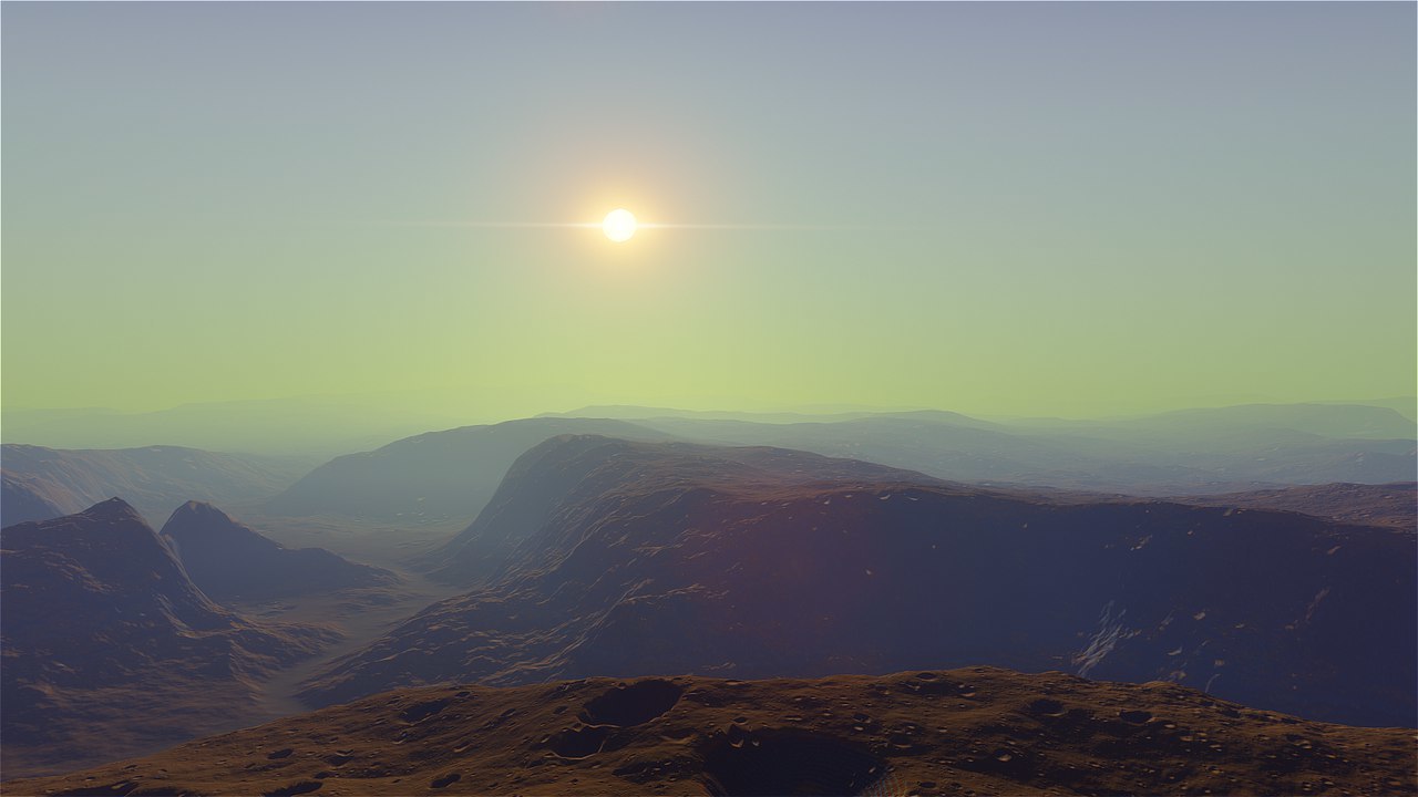 Space Engine 0.9.9.0 new nebulae and terrain - Space Engine, Space, Longpost, Simulator, Video