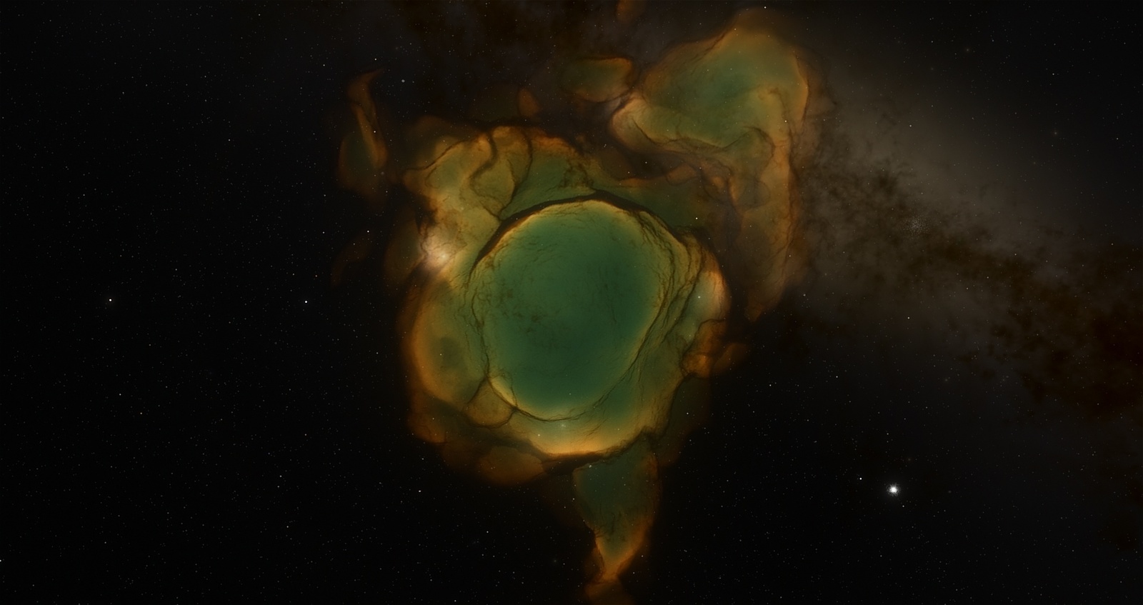 Space Engine 0.9.9.0 new nebulae and terrain - Space Engine, Space, Longpost, Simulator, Video