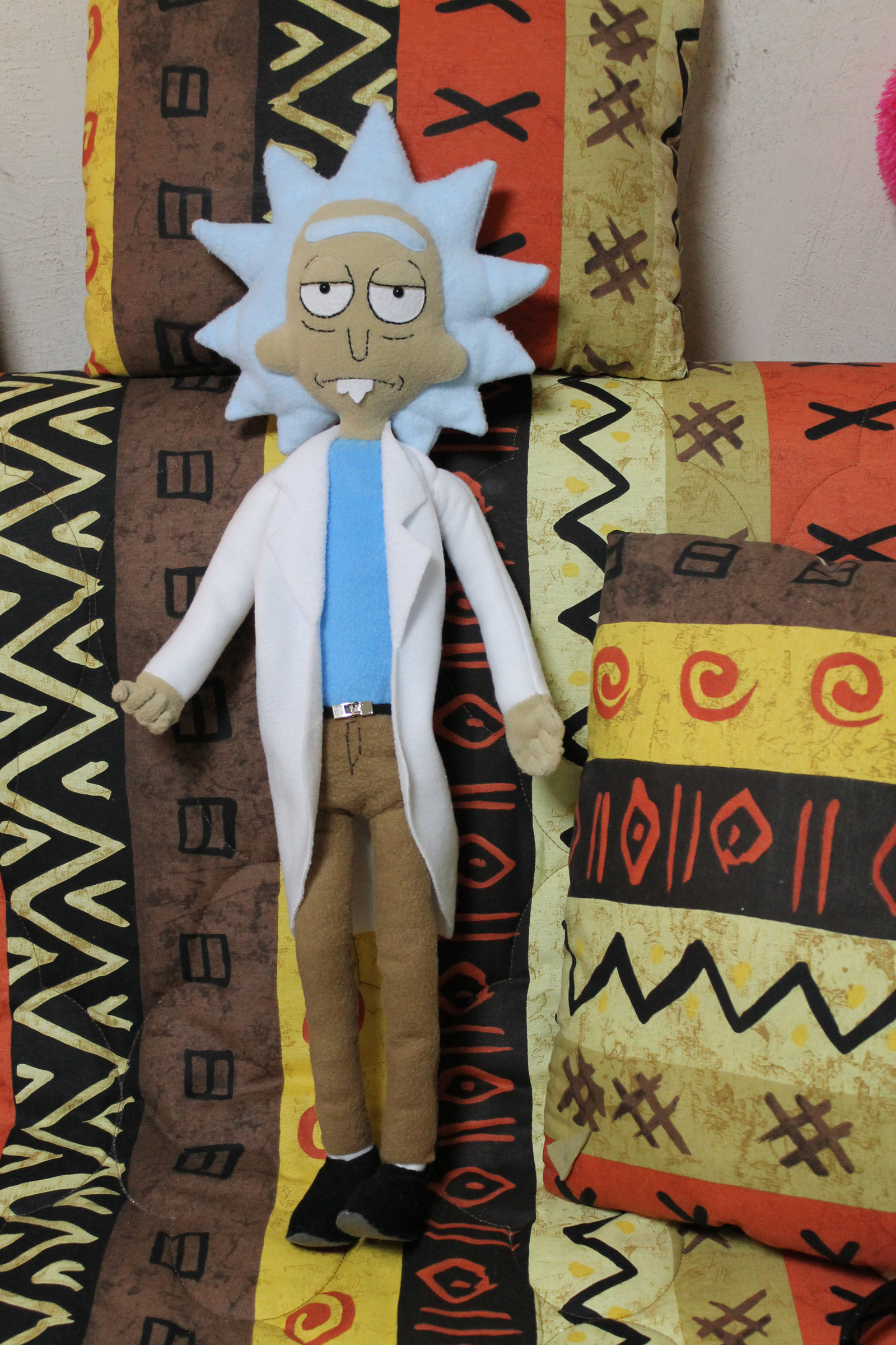 Rick and Morty. Rick Sanchez. Needlework - My, Rick and Morty, Rick Sanchez, Handmade, , Needlework without process, Longpost