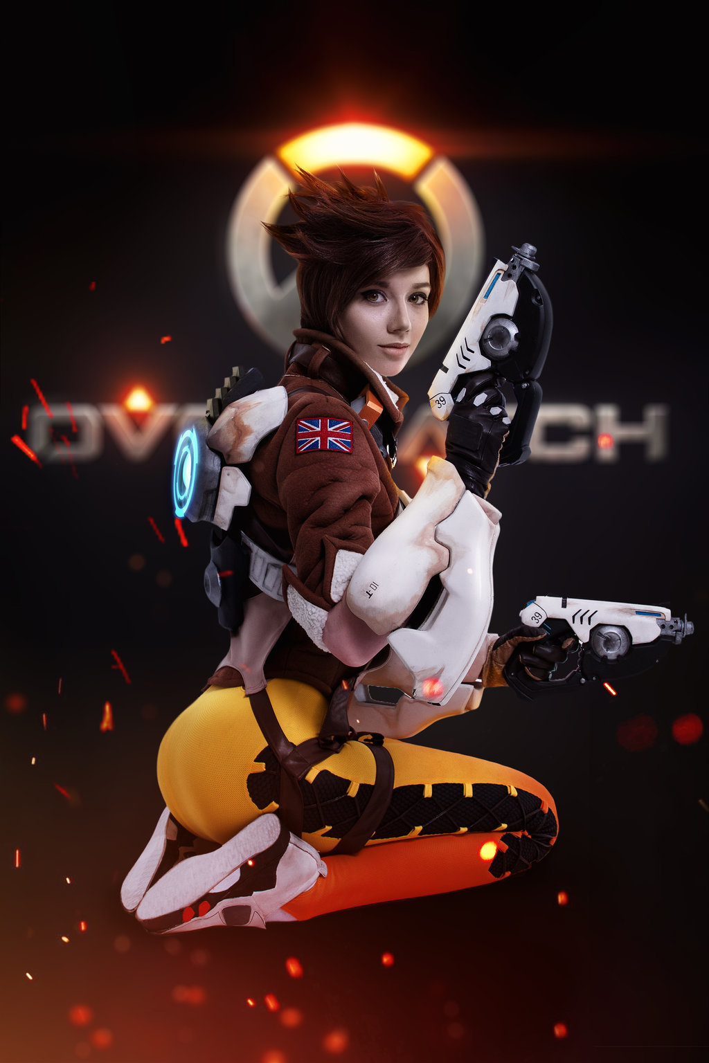 Tracer! - Overwatch, Tracer, Cosplay, Beautiful girl, Blizzard, Longpost, 