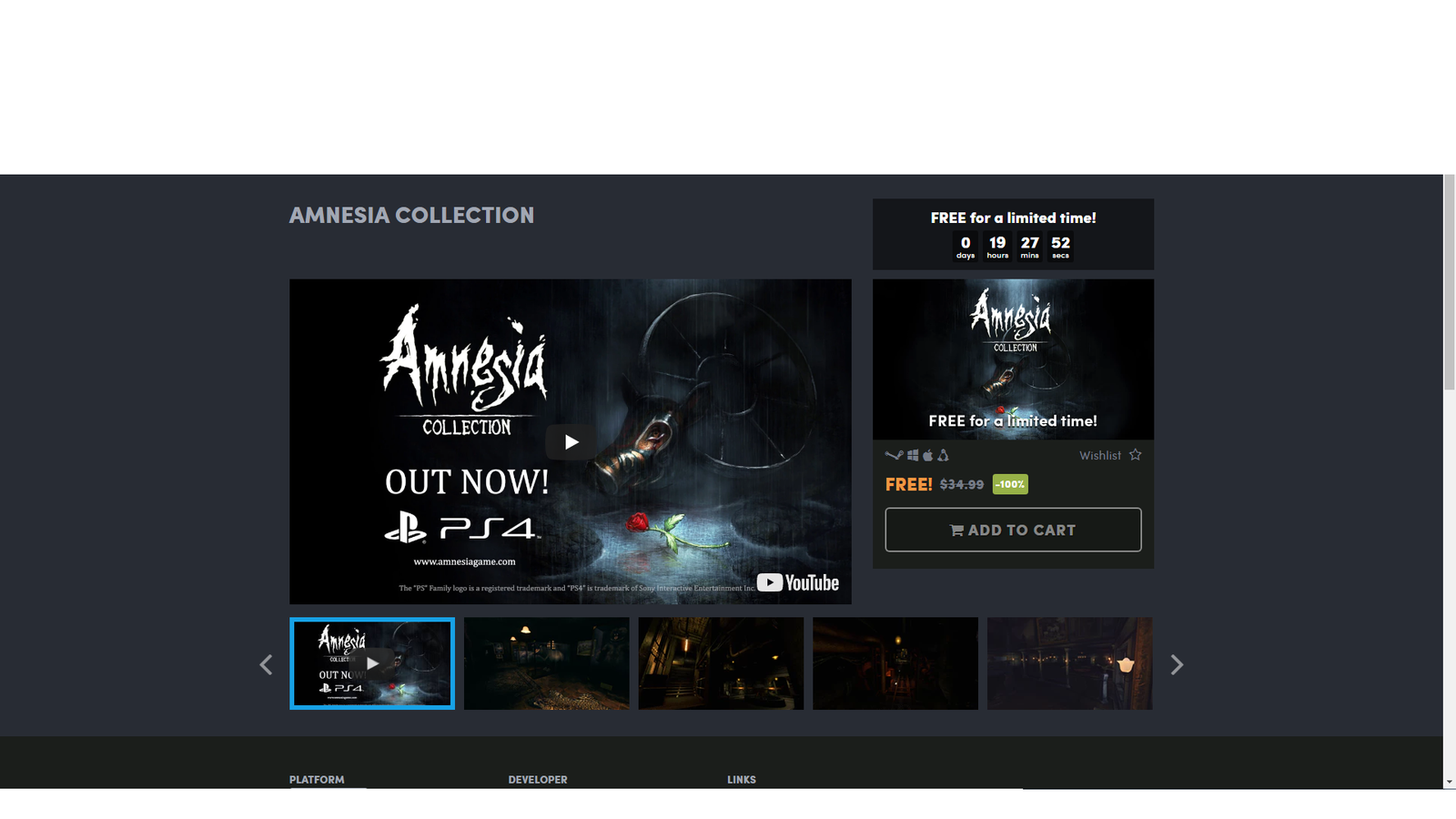 A couple of steam games for free - Steam keys, Steam freebie, Humble bundle, Amnesia: The Dark Descent, 