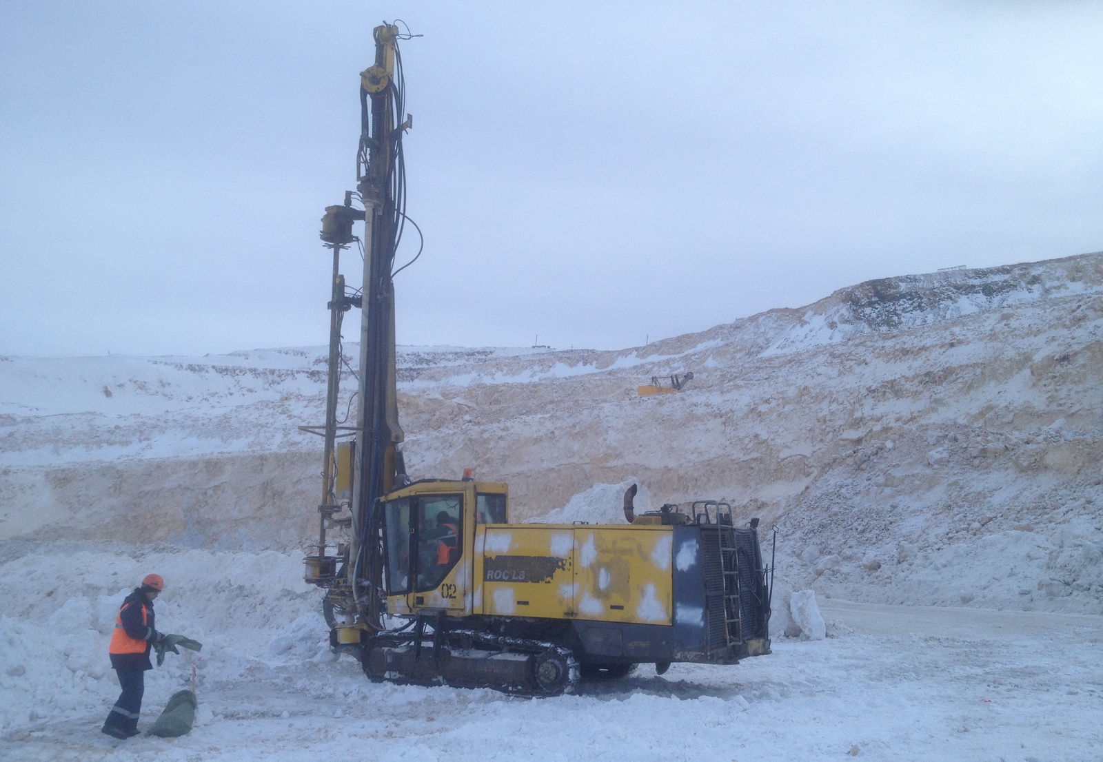 Another day at the gold mine. - My, Watch, Excavator, Surveyor, BelAZ, Drilling rig, Sasha, Kar-karych, , Longpost