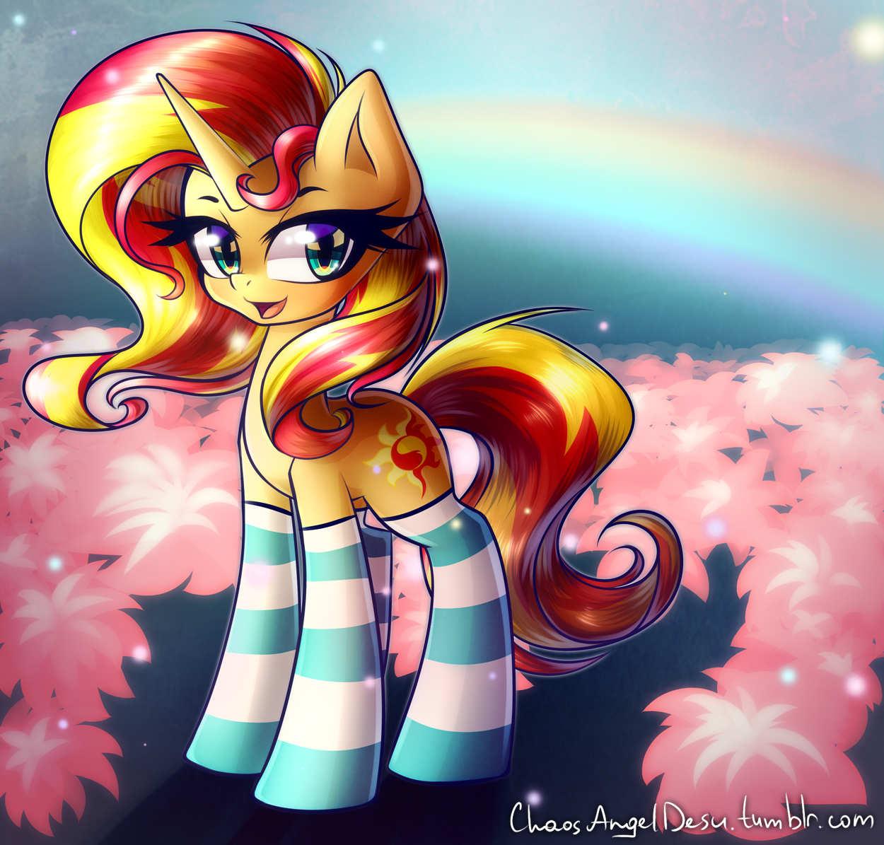 Sunny - My little pony, PonyArt, Sunset shimmer, MLP Socks, Chaosangeldesu