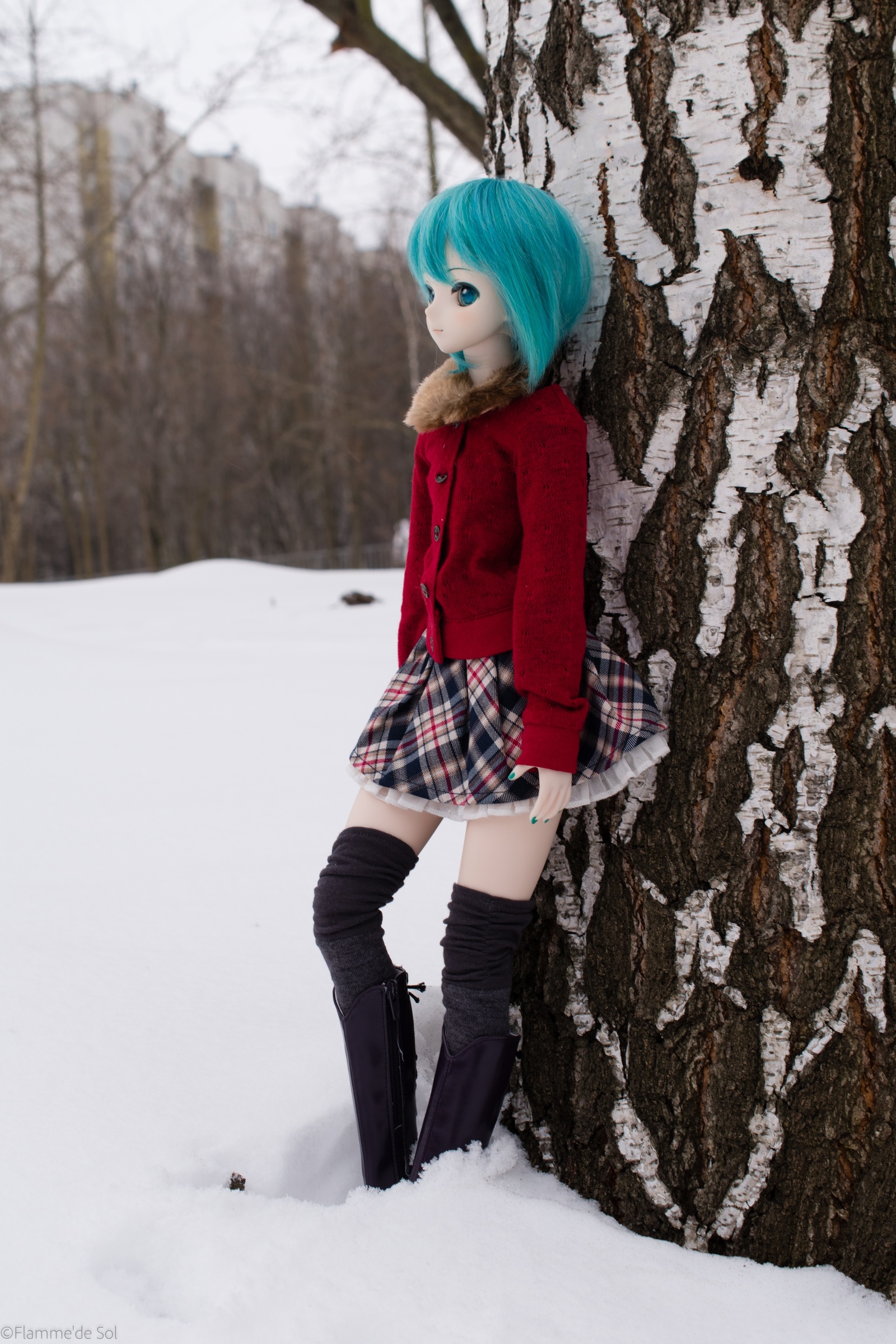 DollfieDream - Winter Miku - My, Dollfiedream, Jointed doll, Hatsune Miku, Anime, The photo, Hobby, Longpost