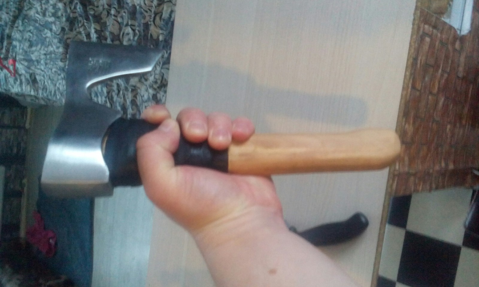 Made a hatchet. - My, Axe, Handmade, Longpost