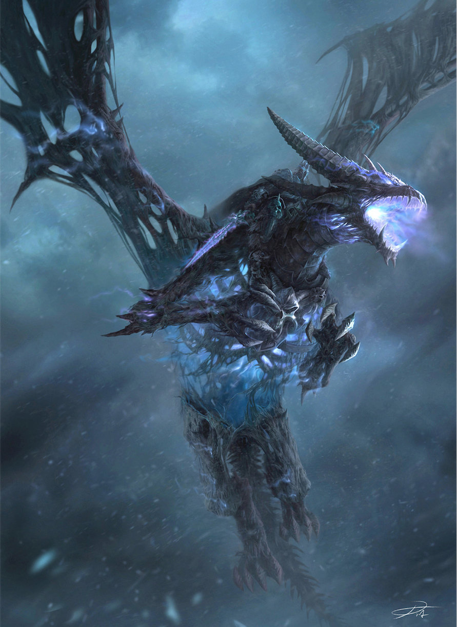 Sindragosa. - Warcraft, Wow, Sindragosa, , Art, Longpost