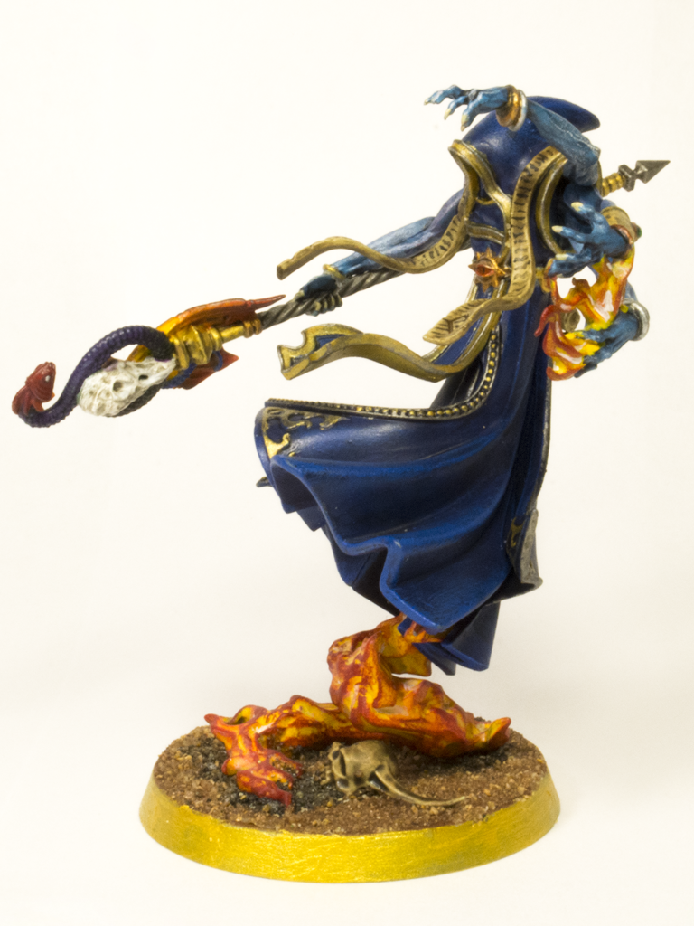 Changeling, Daemon of Tzeentch - My, Warhammer 40k, Wh miniatures, Chaos, Tzeentch, Miniature, Painting, Hobby, Longpost