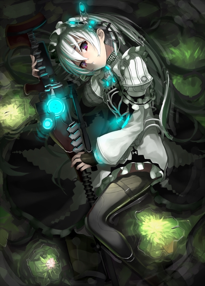 Chaika Trabant - Anime, Hitsugi no Chaika, Anime art, Chaika Trabant, Longpost