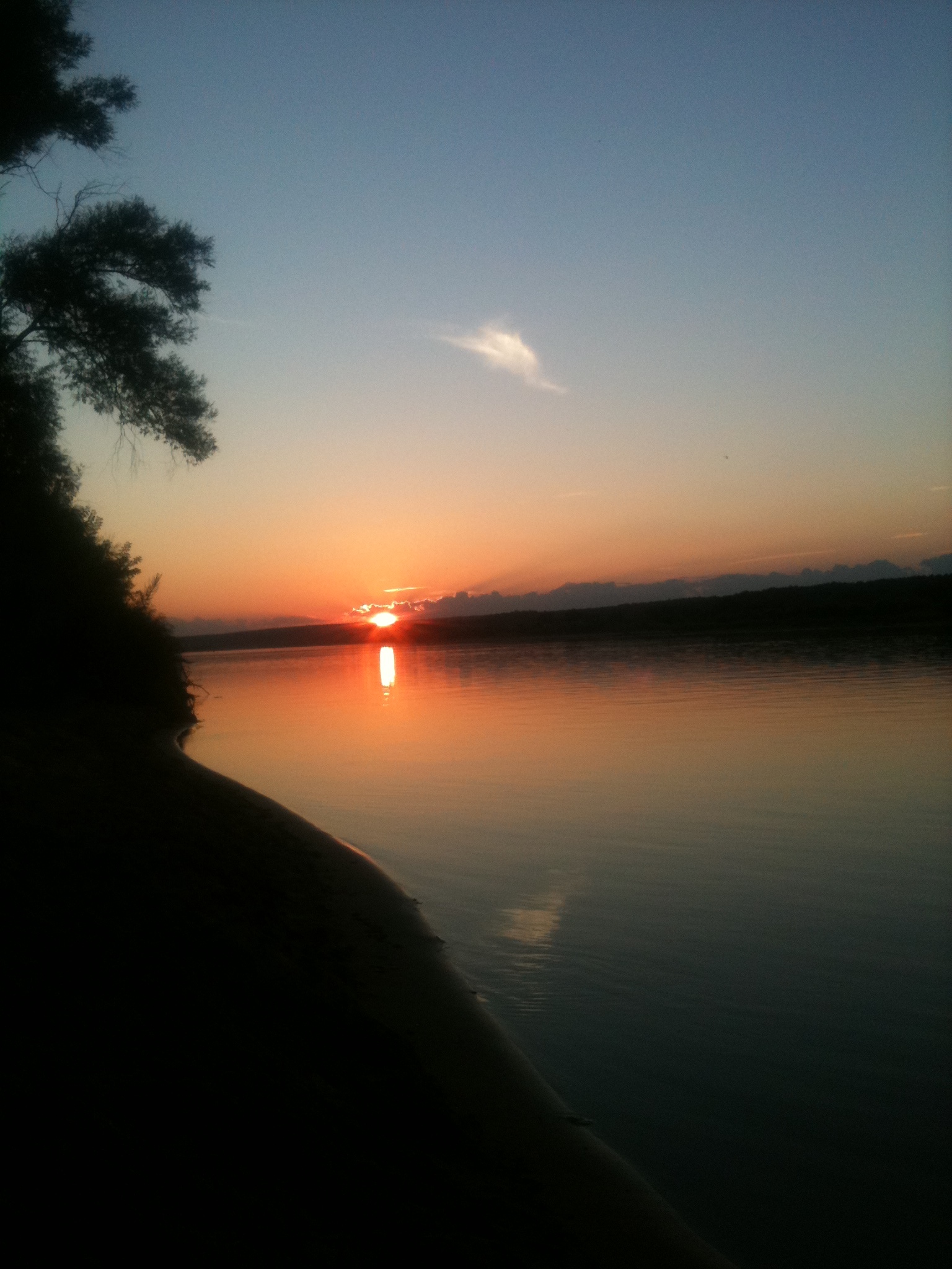 A few memories from last fall. - My, Fishing, Morning, Oka river, Longpost