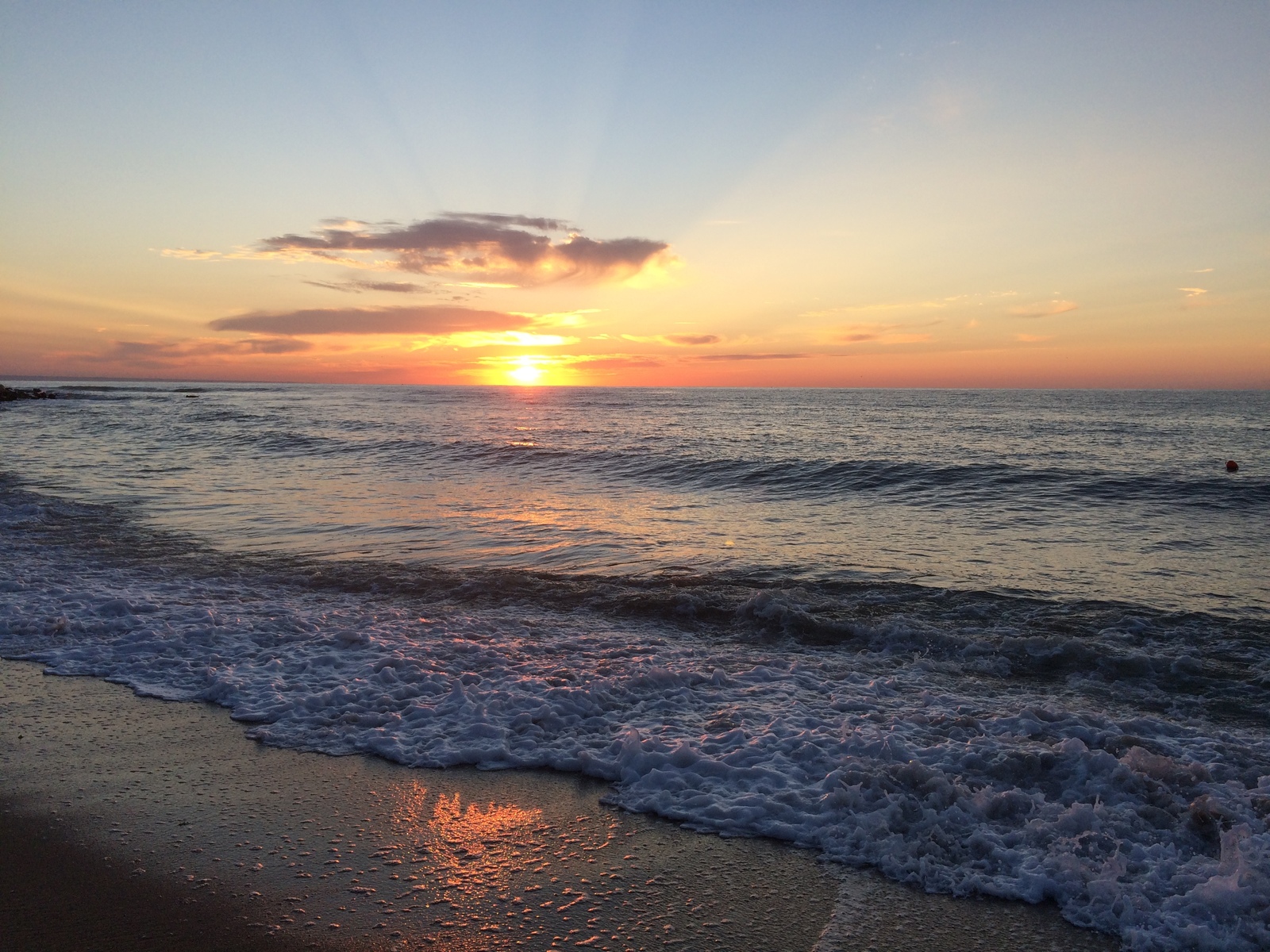 Dawn over the sea - My, Sea, dawn, beauty, Nature, Bulgaria, Longpost