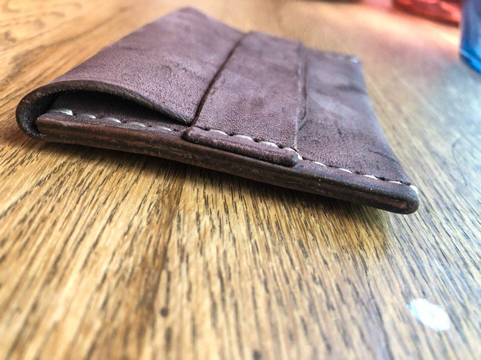 Minimalist leather goods. Or how I tried to get skills without wasting skin. - My, Leather, My, Handmade, Longpost