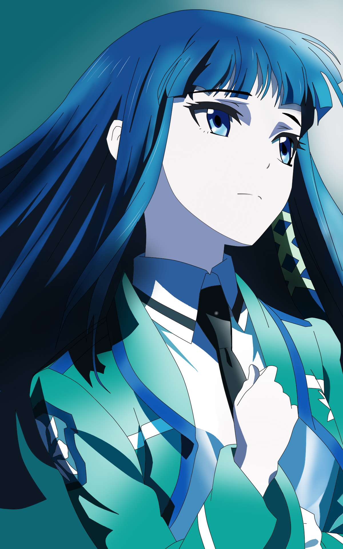 Snow Queen - Anime art, Mahouka koukou no rettousei, Shiba miyuki, Anime, Longpost