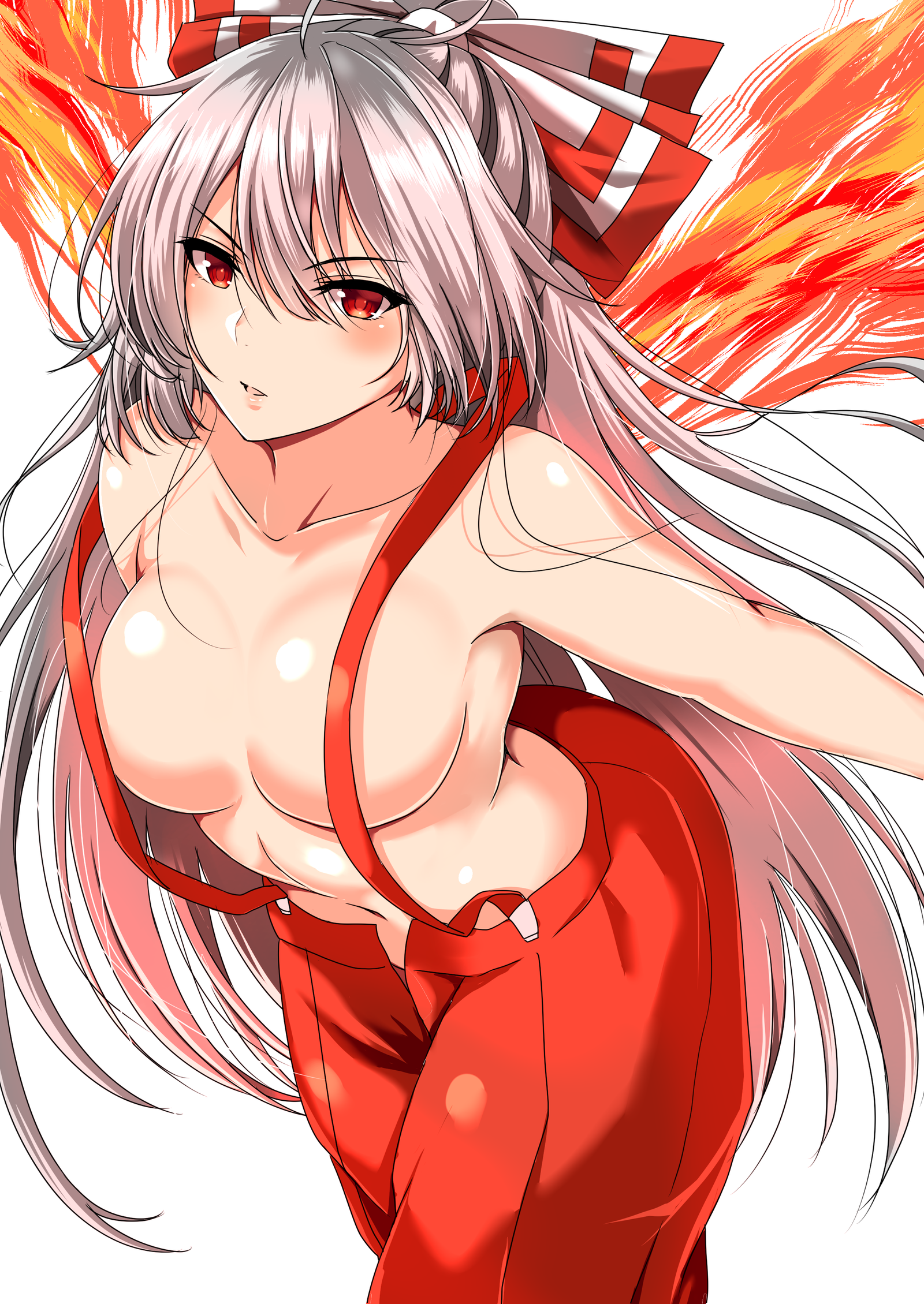 Anime Art - Anime art, Touhou, Fujiwara no mokou