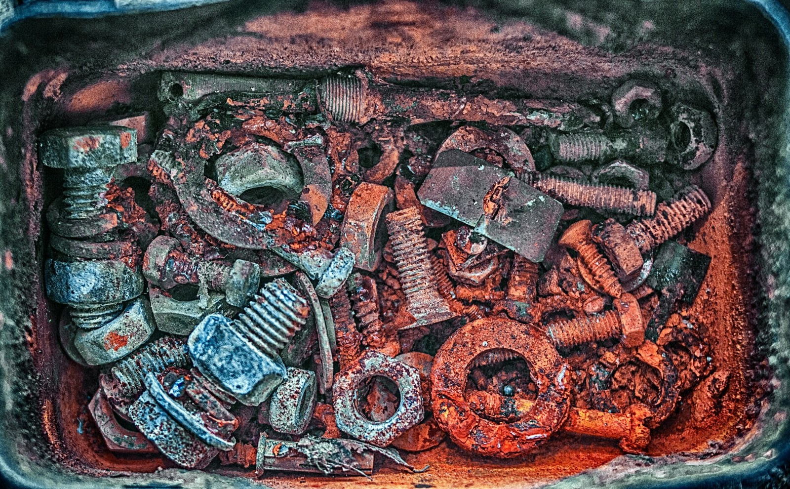 Rusty bolt. - My, Photoshop, HDR, The photo, Photomanipulation, Bolt, Rust