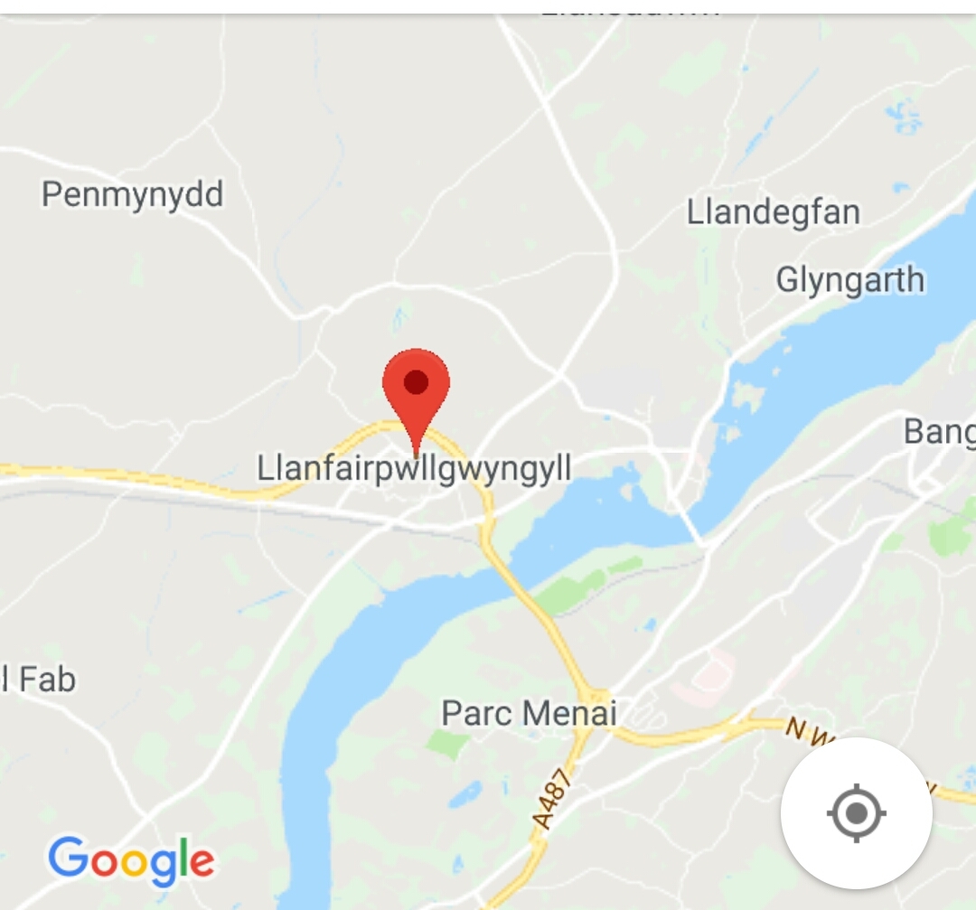 Llanfairpwllgwyngyll - , Wales, Unpronounceable, Google maps