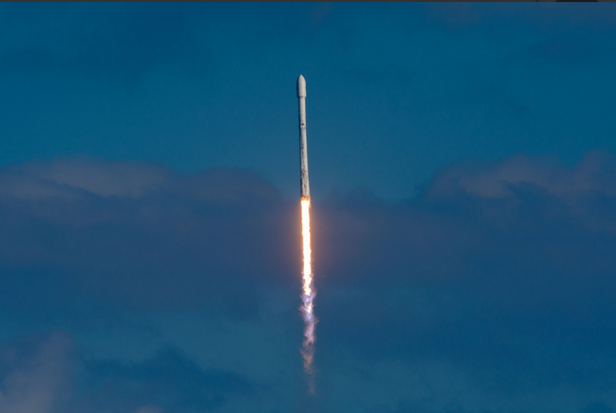 Falcon 9 first stage survives ocean splashdown - Step, Rocket, Ocean, Elon Musk, Cape Canaveral, Longpost