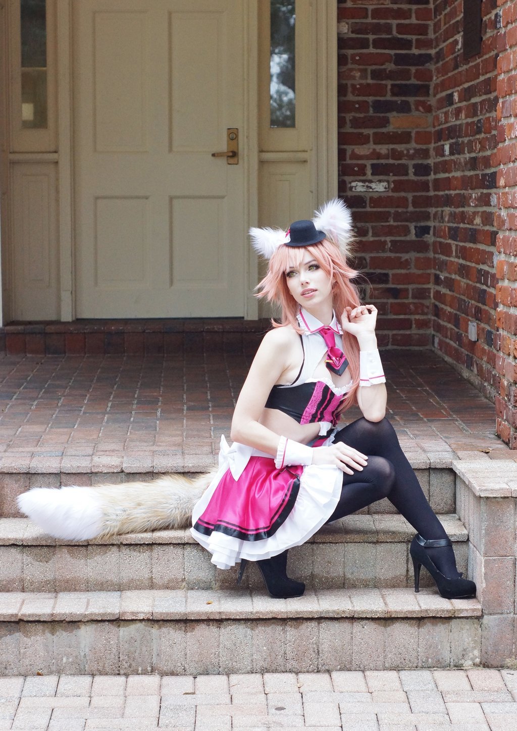 Valentine Tamamo! - Megancoffey, , Cosplay, Fate-Extra, Beautiful girl, Longpost