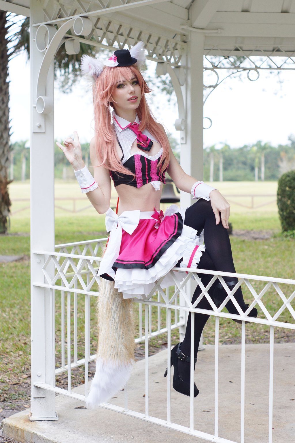 Valentine Tamamo! - Megancoffey, , Cosplay, Fate-Extra, Beautiful girl, Longpost