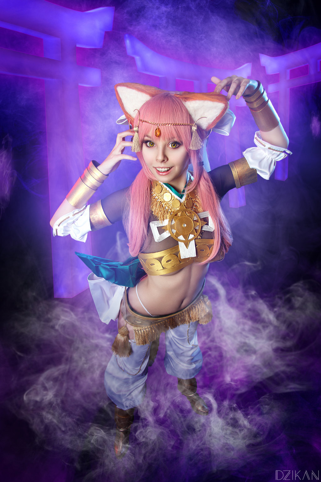 Valentine Tamamo (Goddess form)! - Disharmonica, , Cosplay, Fate-Extra, Anime, Beautiful girl, Longpost