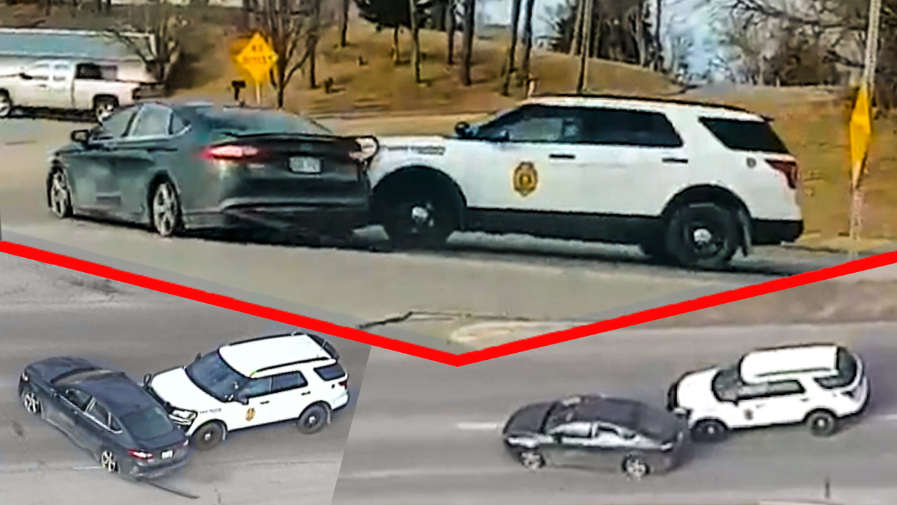 Police chase the killer. Kansas City, Missouri, USA. January 31, 2018. - , Погоня, USA, Detention, Ford, Police, Auto, Longpost