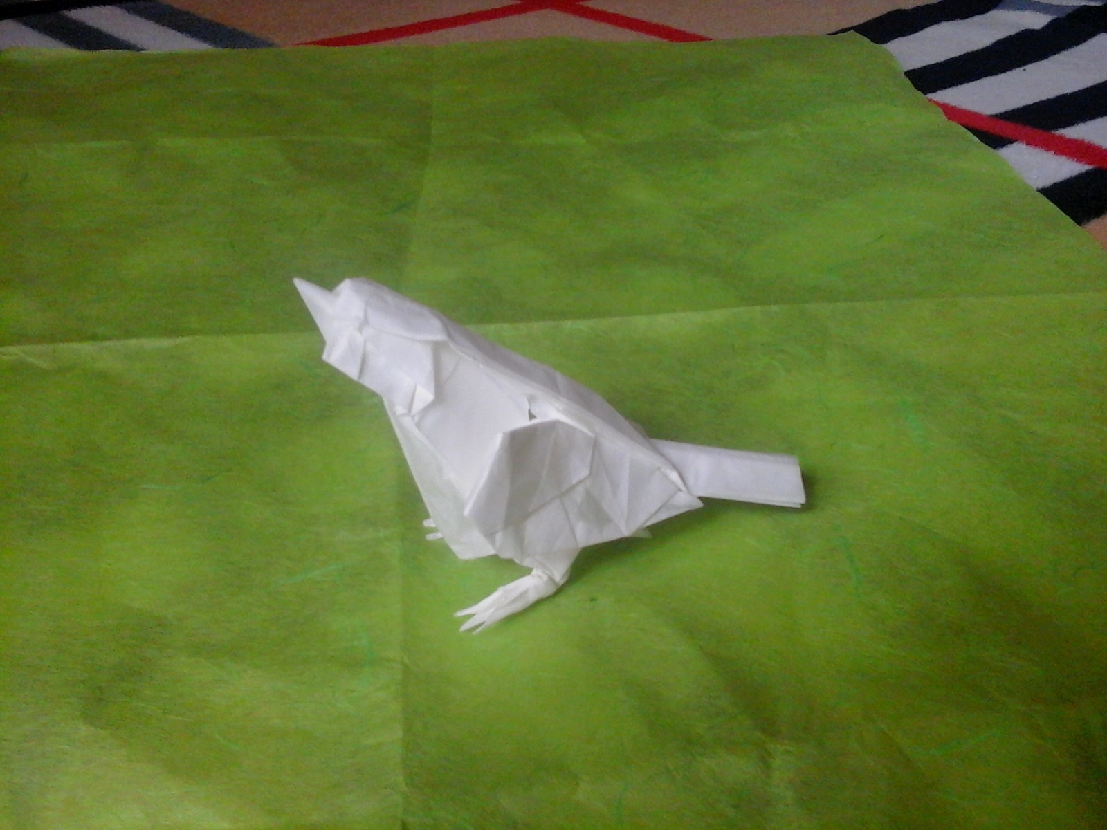 Little bird - My, Origami, , Satoshi Kamiya, Longpost