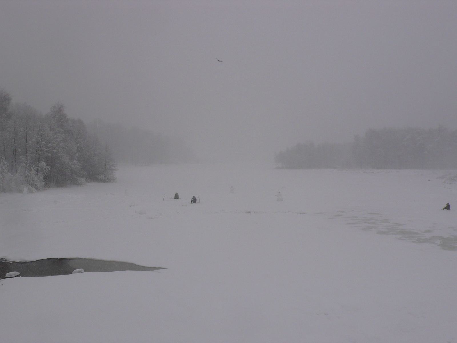 White walkers. - My, Winter, Fisherman, snowman, Fishermen