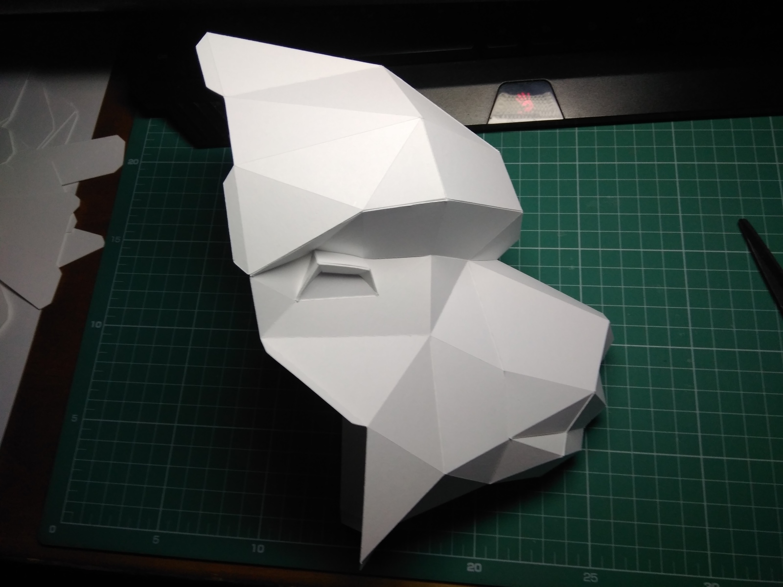 How papercraft figures are created. - My, Alpaca, Papercraft, Paper products, , With your own hands, Longpost