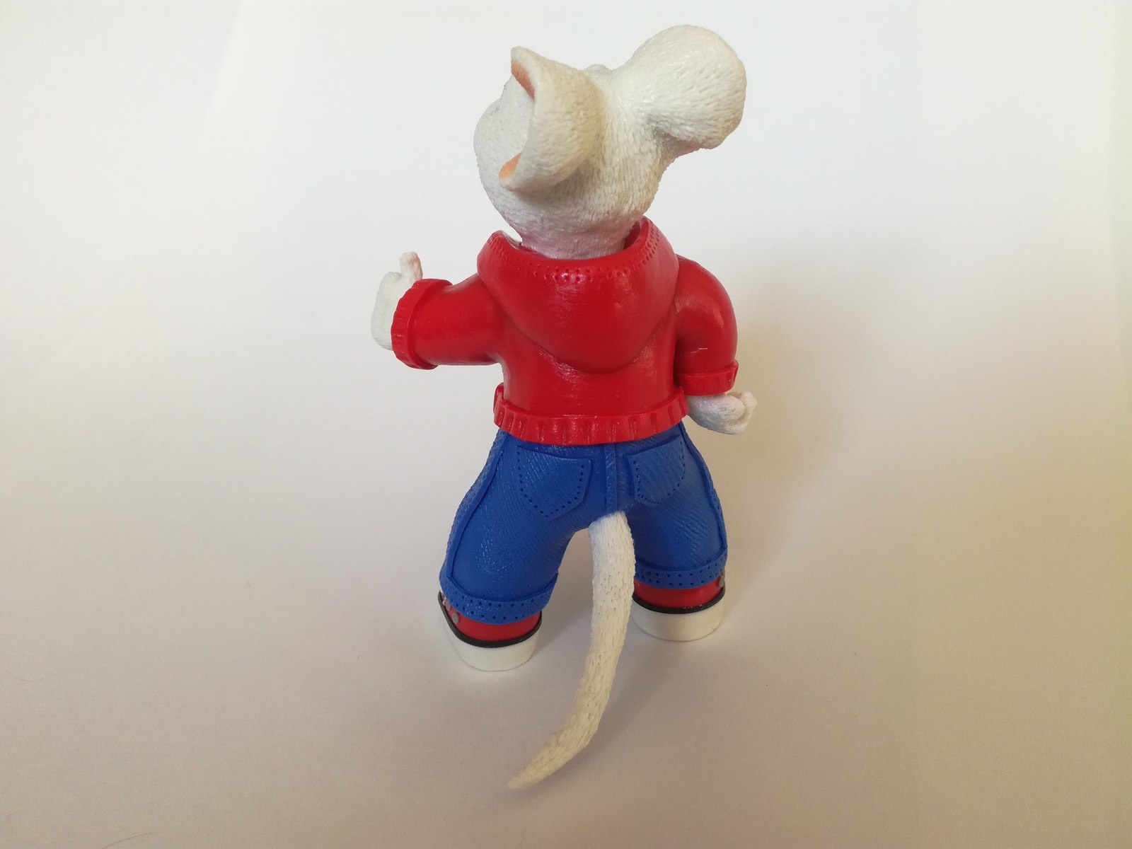 Mouse Little Stuart - My, Stuart Little, Little mouse, Figurines, Polymer clay, Mouse, Collectible figurines, Longpost