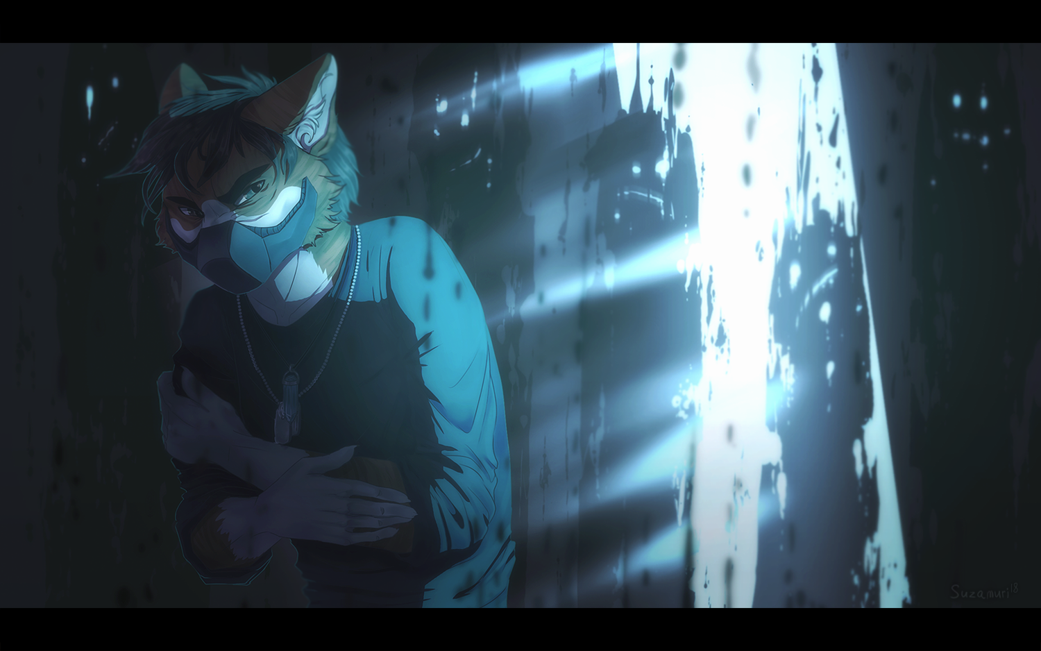 Alone in the room - Furry, Suzamuri, Furry art