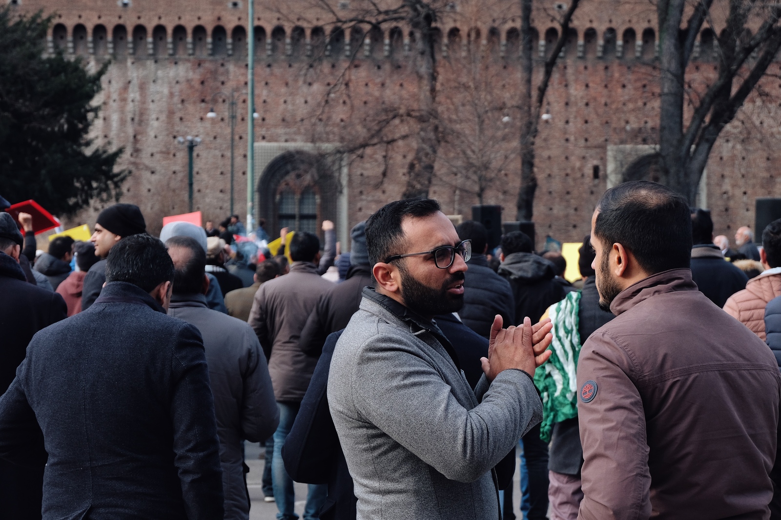 Митинг в поддержку Кашмира - Моё, Политика, Италия, Европа, Мигранты, Репортаж, Фотография, Путешествия, Конфликт, Длиннопост