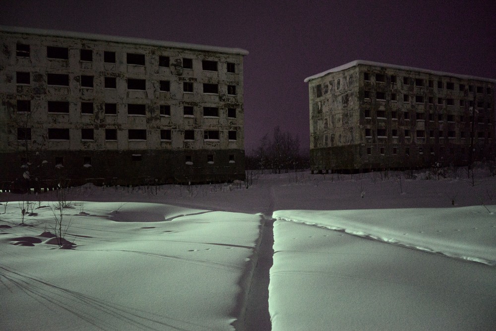 Night Kolyma - Russia, Kolyma, Ruin