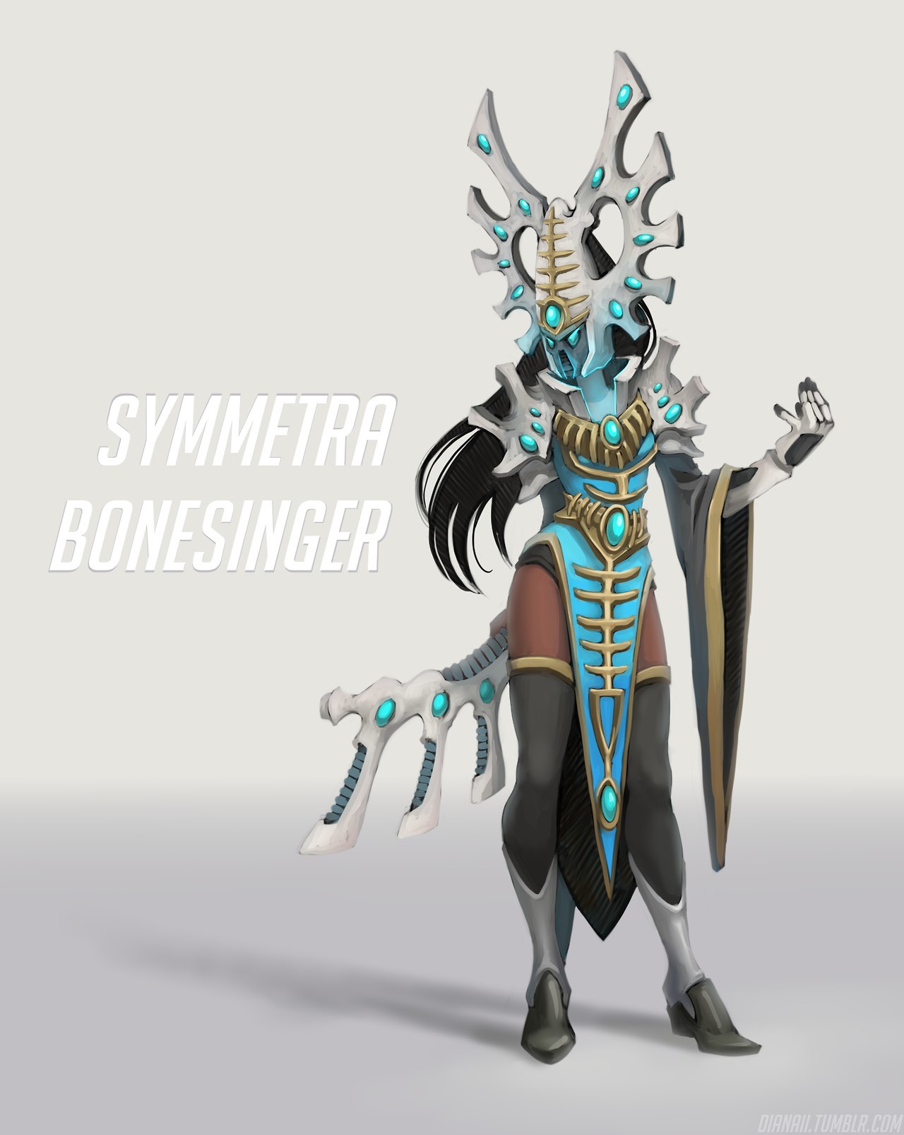 Overwatch x Warhammer - Overwatch, Crossover, Warhammer 40k, Mercy, Moira, Symmetra, Widowmaker, Art, Longpost, Crossover