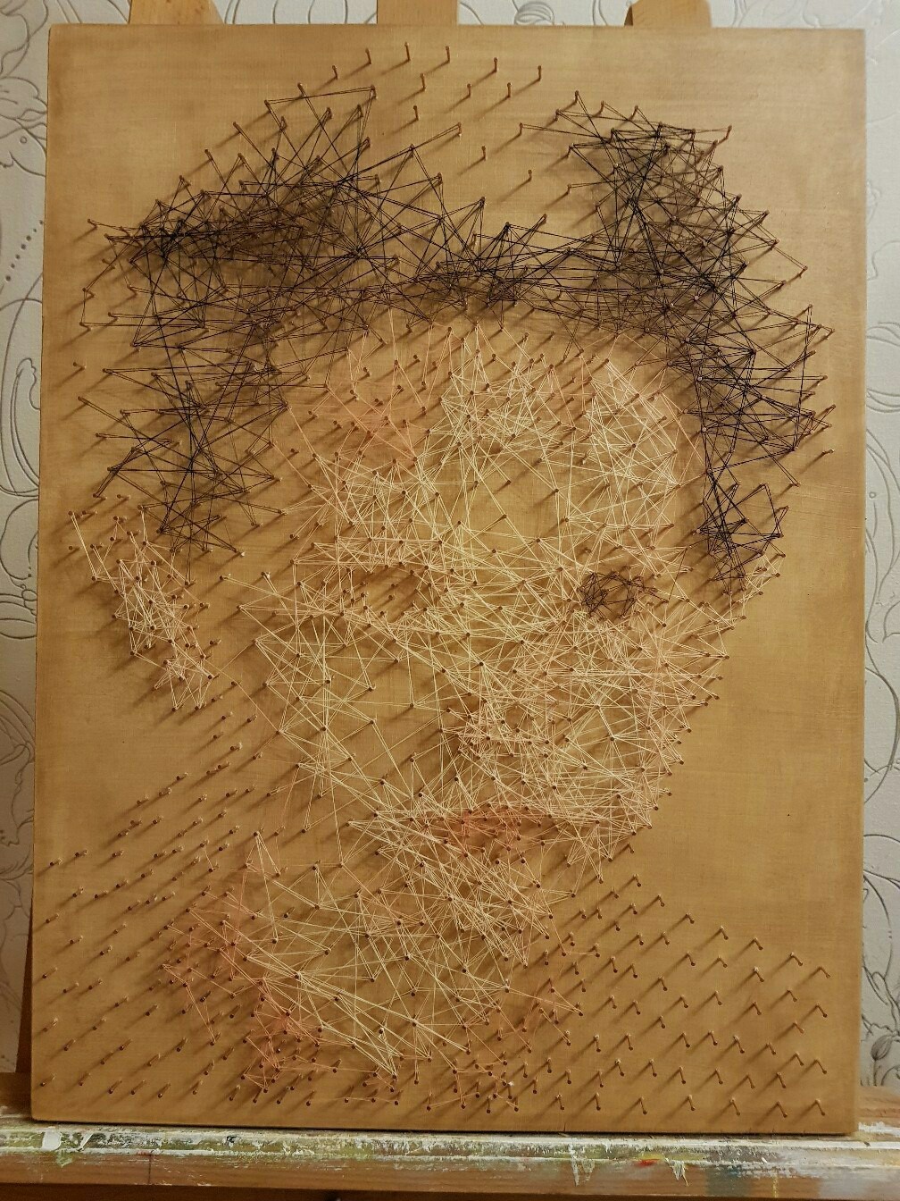 Custom work - My, Painting, String Art, Order, Portrait, Longpost