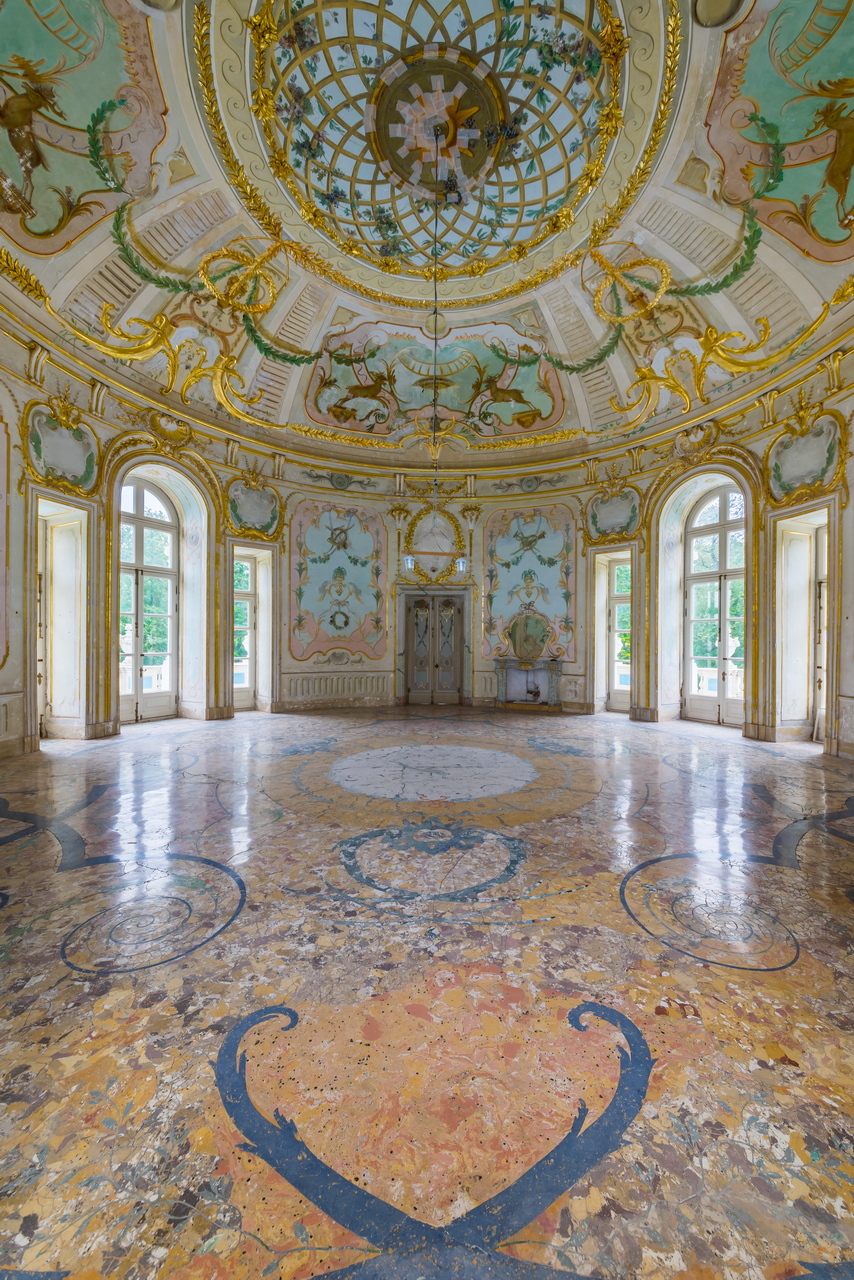 Interior of the Rolling Hill Pavilion in Oraniembaum, Lomonosov - My, Peterhof, , Belimov-Gushchin, Castle, Interior, Saint Petersburg, Longpost