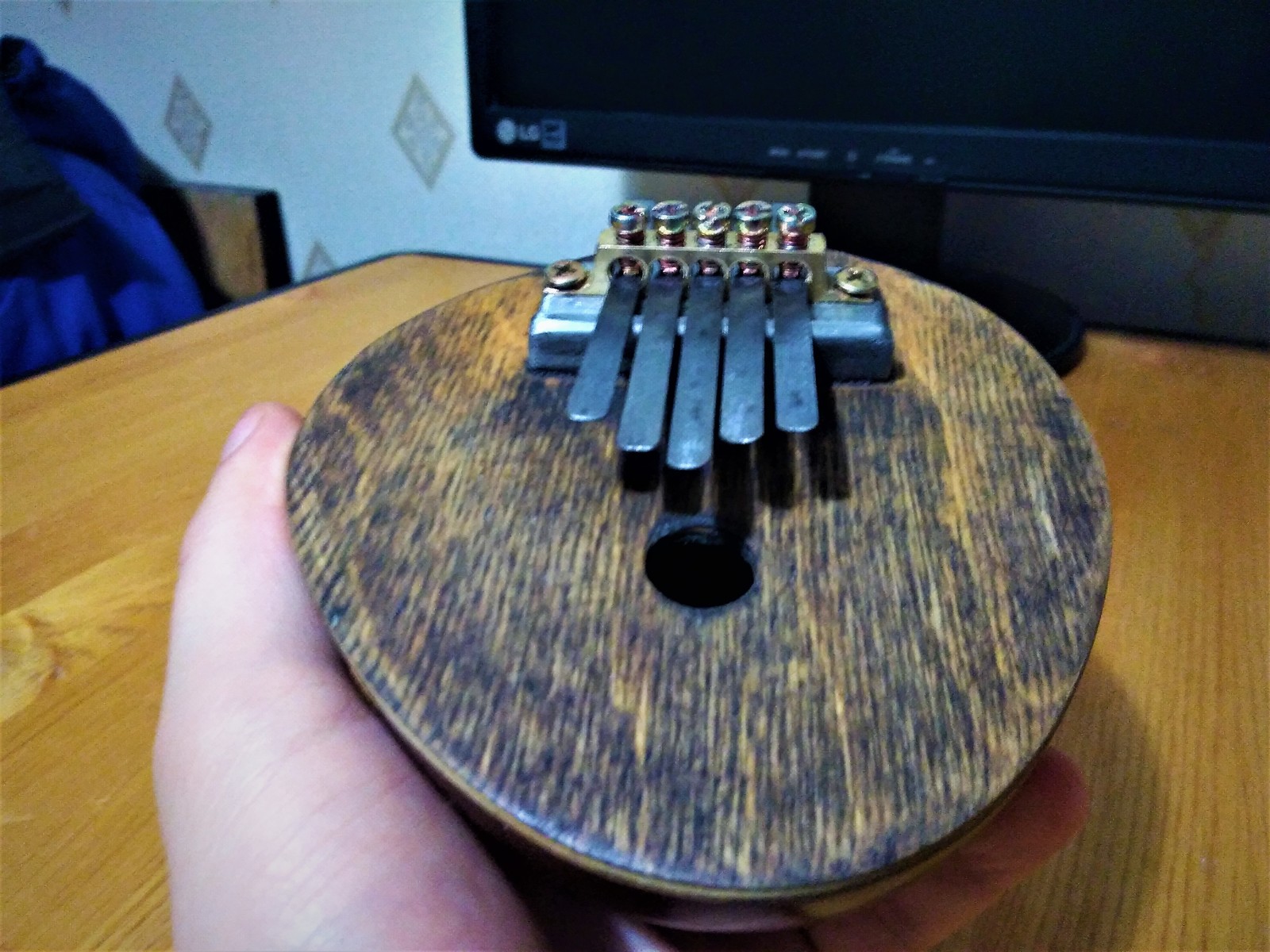 Kalimba from coconut - My, With your own hands, Longpost, Handmade, Kalimba, Video