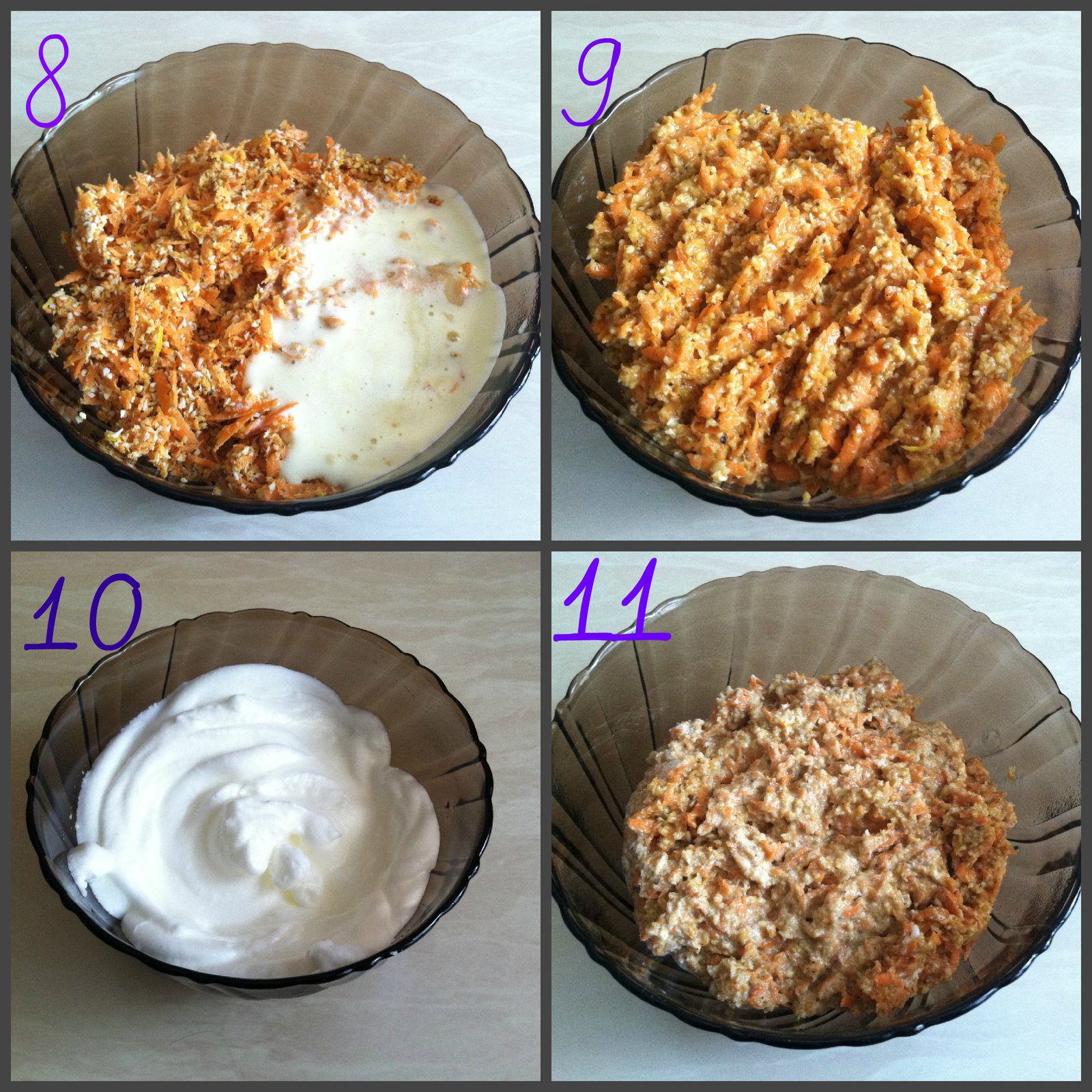 Carrot cake. - My, Pie, Bakery products, Carrot pie, , Pies, Cooking, Longpost