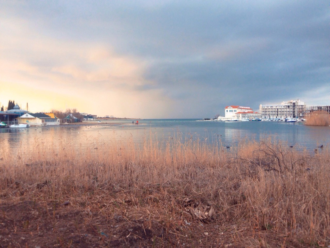 A few photos of the winter Crimea - My, Winter, Crimea, Sky, Sea, My, Mobile photography, Longpost