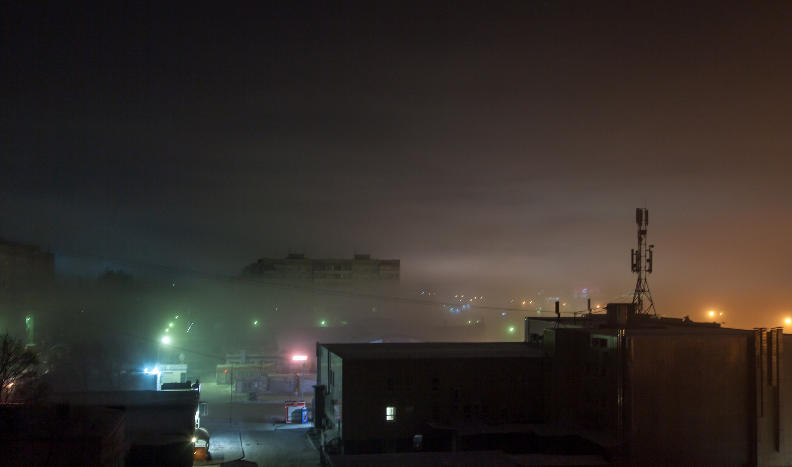 Haze. - My, Omsk, Haze, Fog, Longpost