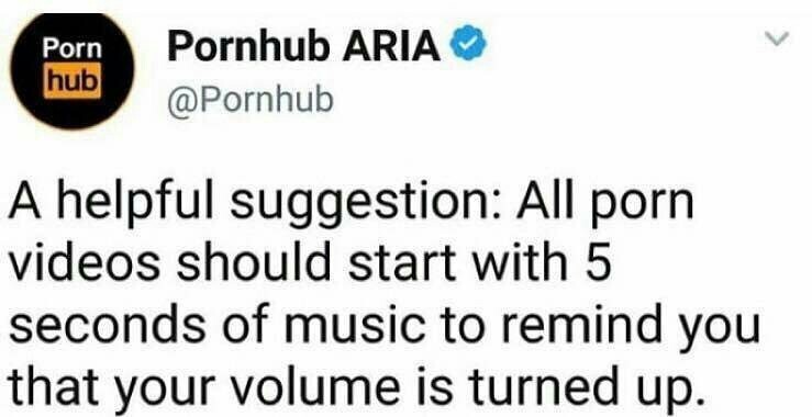 Useful advice - Pornhub, Useful, Volume