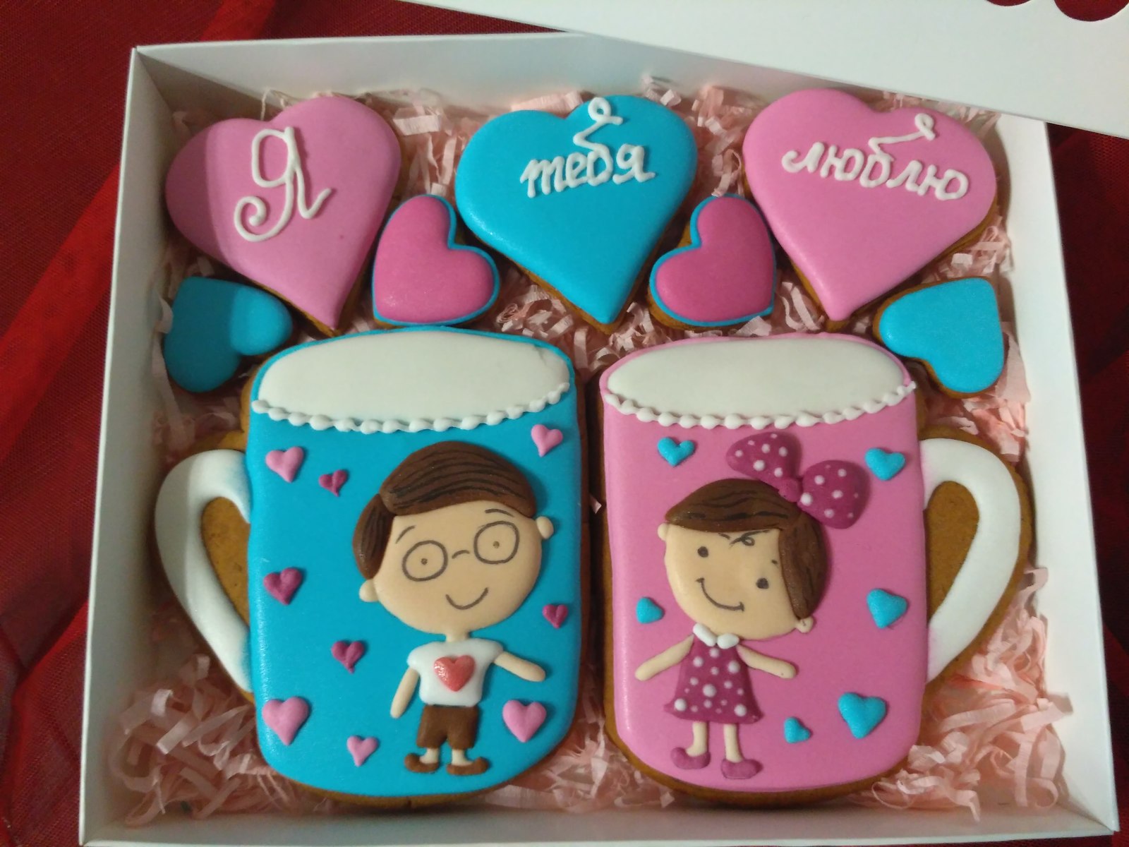 Valentine's Day - My, Gingerbread, Valentine's Day, Handmade, Hobby, , Presents, Longpost