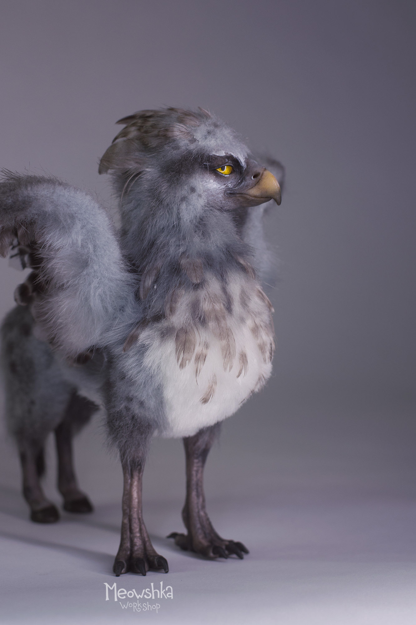 Hippogriff - My, Harry Potter, Hippogriff, Toys, Handmade, Longpost, Needlework without process, Fantastic Beasts and Where to Find Them