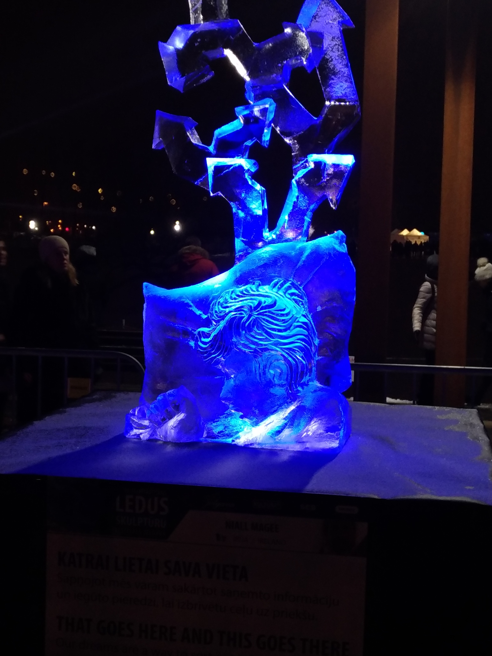 Ice sculptures - My, Ice sculpture, , Longpost