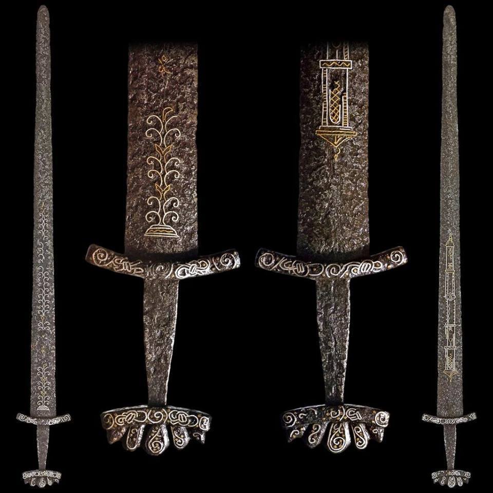 Medieval swords. - Sword, , , Middle Ages, Longpost, Blade