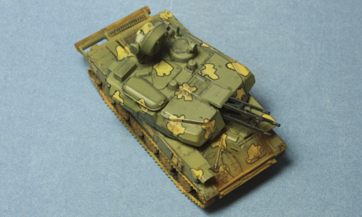 Shilka Syrian Air Defense 1/100 - My, Hobby, Modeling, , Shilka, Star, Longpost, Stars, Zvezda